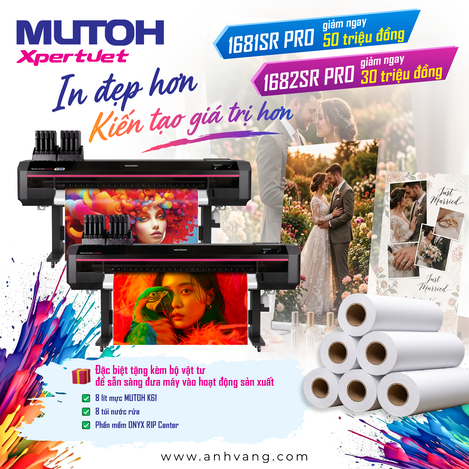 Khuyến mãi máy in ảnh Mutoh khổ 1m6 – Ưu đãi đến 50 triệu